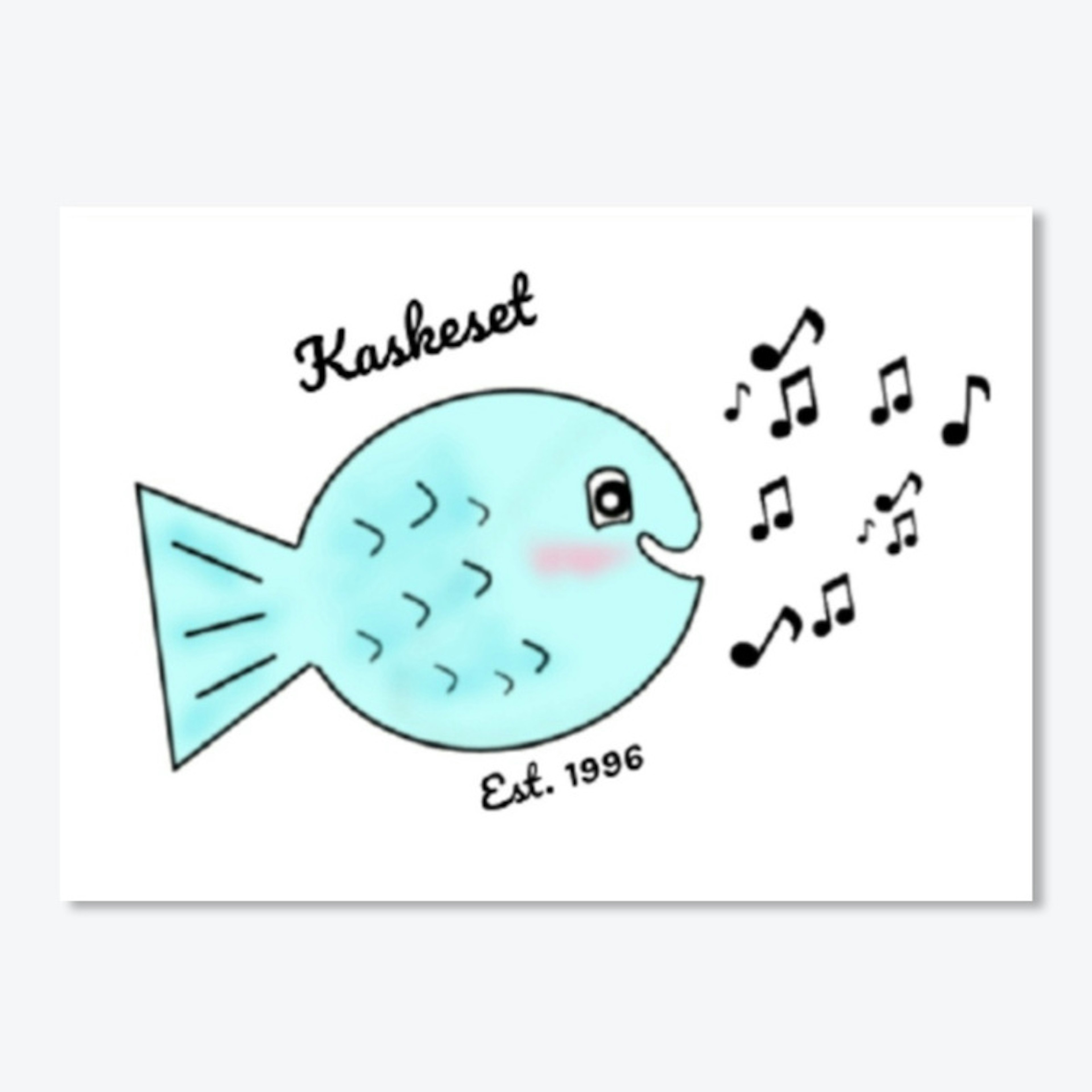 Kaskeset "Fishy" Sticker