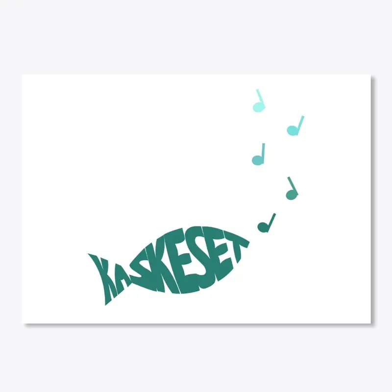 Kaskeset Singing Fish Sticker