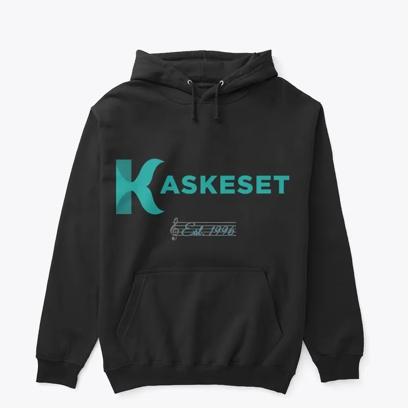 Kaskeset: Black & Teal Hoodie